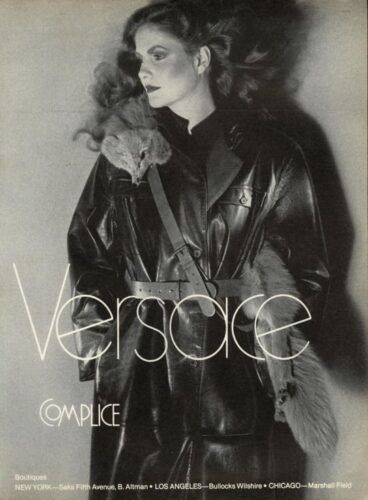 versace 1978年、ジャンニ·ヴェルサーチェ